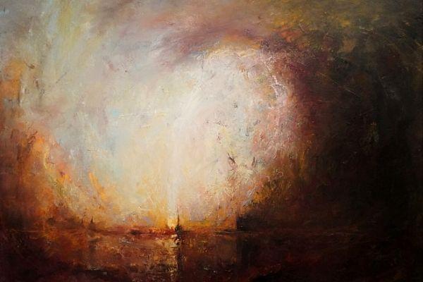 Magdalena Nahirny pejzaż Malarstwo olejne Ocean nadziei