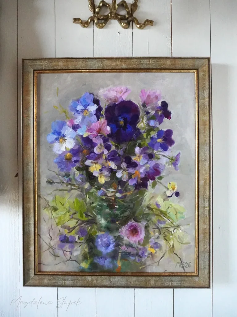 Obraz olejny na ścianę do salonu